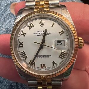 Rolex Datejust with Gold and Silver Tones